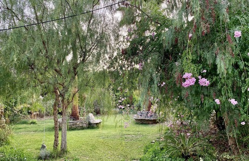 Moncarapacho e Fuseta Cabaña | Garden Cottage on Organic Yoga Farm with Natural Swimming Pool near Fuseta Beach