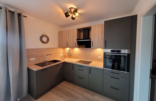 Wangerland Apartamento | Gemütliche Ferienwohnung in Hooksiel im Wangeland, mit Infrarot Kabine