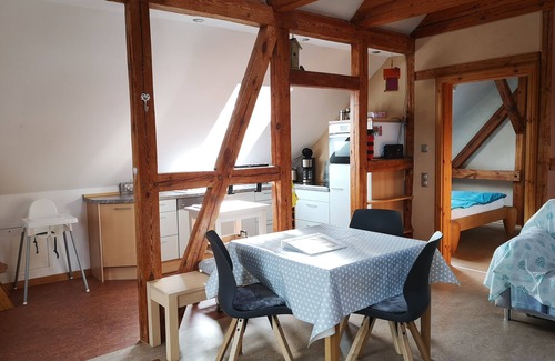 Calau Apartamento | Gemütliche Ferienwohnung im Vogelhaus mit Dachterasse, Großem Garten und Sauna