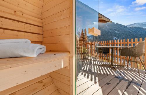 Kublis Apartamento | Gemütliches Chalet mit privater Sauna und schöner Aussicht