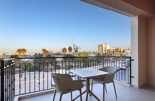 Birzebbuga Apartamento | Gem Beachfront Apt With Amazing Bay and Sea Views