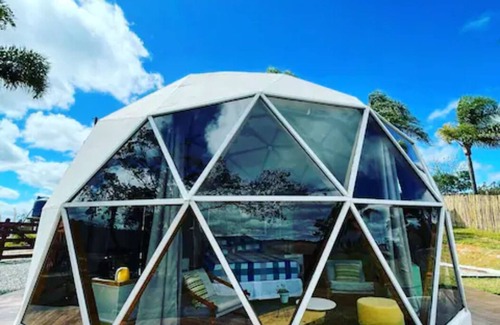 Santa Branca Casa | Geodesic Dome to connect with the Stars