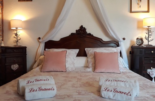 Sigalens Cama Y Desayuno | Gironde" guest room, swimming pool and Nordic bath