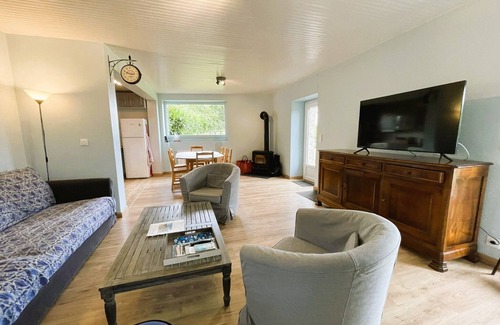 Tregunc Cabaña | Gîte 7 people - 2 swimming pools (1 with telescopic dome) - The beach on foot
