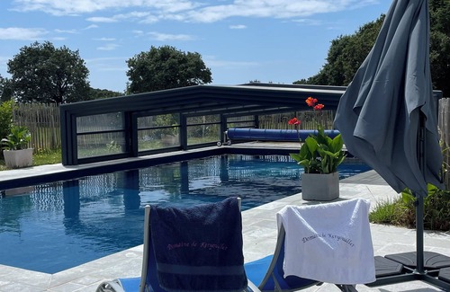 Tregunc Cabaña | Gîte 7 people - 2 swimming pools (1 with telescopic dome) - The beach on foot
