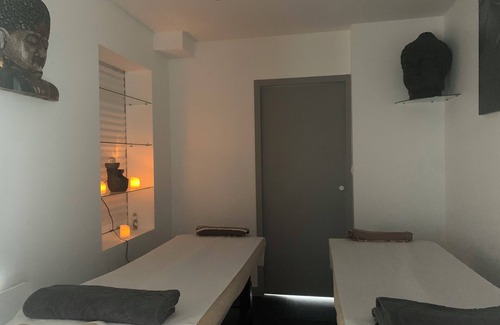 Touques Cabaña | Gîte for 2personnes with private terrace and jacuzzi deauville-Touques