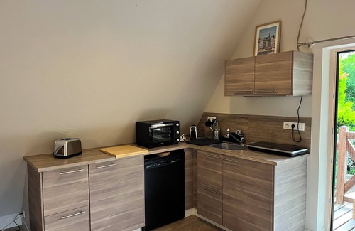 Saint-Gatien-des-Bois Apartamento | Gite for 2 people with access to 2000M2 garden, deckchairs, garden furniture