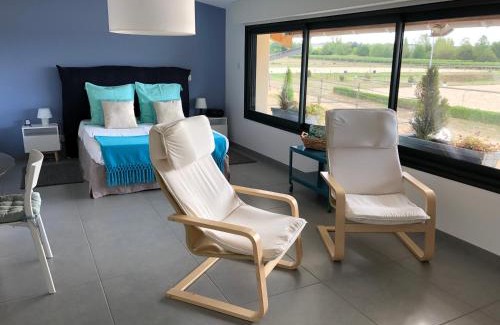 Bouloc Apartamento | Gite-Grand studio contemporain proche Toulouse dans domaine Equestre