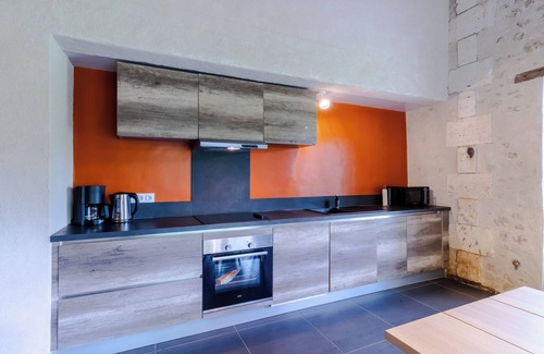 Chassaignes Casa | 'Gîte L'Étable' con piscina compartida, terraza privada y Wi-Fi