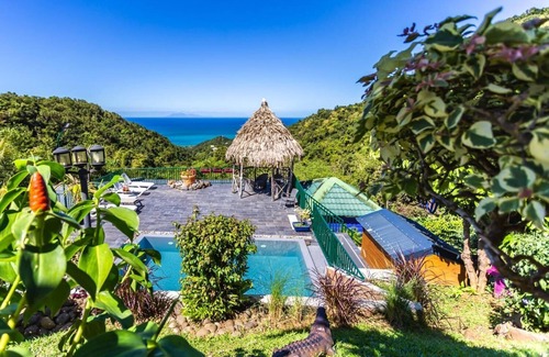 Desbonnes Villa | Villa Orchid vista de la isla de Monstérat
