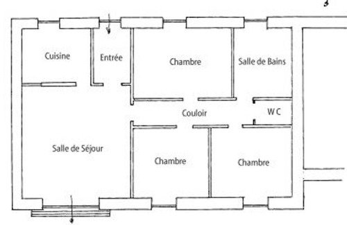 Paulnay Casa | Casa rural Paulnay, 3 dormitorios, 6 personas