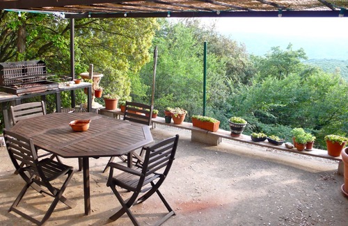 Issirac Cabaña | Cottage, duerme 4/6, cerca de los viñedos, para el descanso y la relajación, Issirac