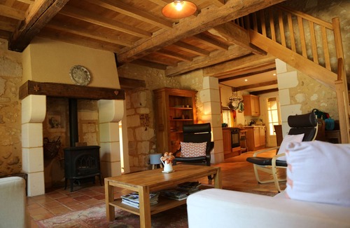 Villamblard Cabaña | Gites Boutique duerme 12 (Las tres casas rurales)