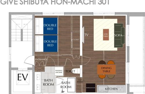 Honmachi Apartamento | GIVE Shibuya Hon-Machi