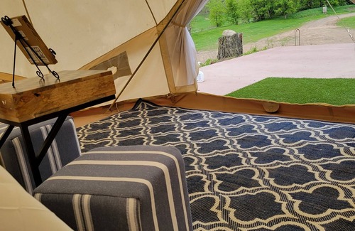 St Croix Falls Casa | Glamp Tent at Historic estate Big Rock Creek