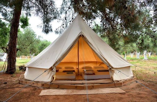 Marathopoli Cabaña | Glamping at a Lovely Tent in Skiaxtro- Marathopoli