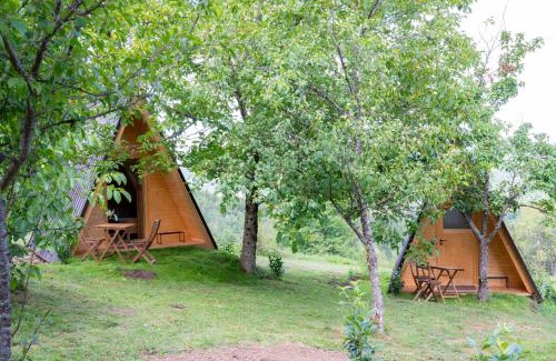 Kostel Otro | GLAMPING BRUNDO - Tents and Cottage with SAUNA & JACUZZI