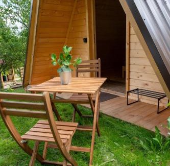 Kostel Otro | GLAMPING BRUNDO - Tents and Cottage with SAUNA & JACUZZI