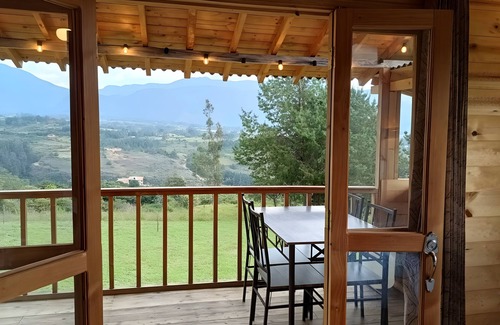 Villa de Leyva Casa | Glamping tipo cabaña con vista a la montaña, a 15min de Villa de Leyva