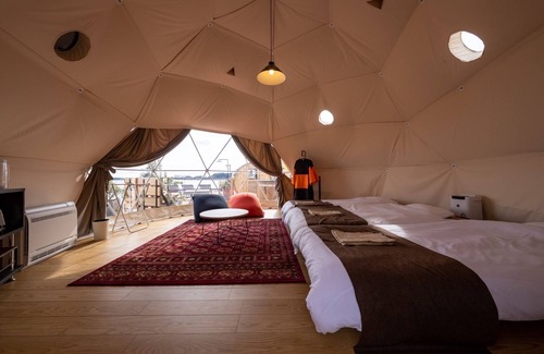Nishi Ward Cabina | glamping dome / Hamamatsu Shizuoka