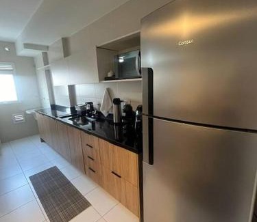 Gleba Fazenda Palhano Apartamento | Gleba novissímo, andar alto com ar e 200m-Aurora