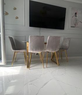 Sopot Apartamento | Gold Glamour Apartment Sopot z dwoma sypialniami, duzy balkon