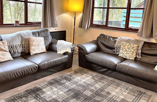 Llanybri Casa | Goldcrest 4-Hot Tub-Woodland Lodges-Carmarthenshire-Tenby