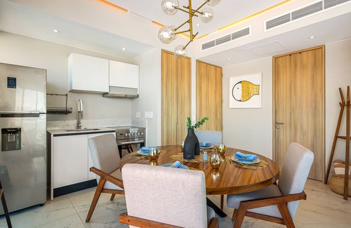 Flamingos Condominio | Golf-and-sea condo with panoramic ocean/mountain views, pool