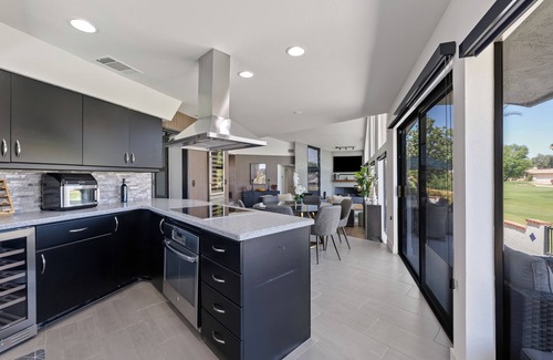 La Quinta Casa | Golf Course-Front Views, Pool+Hot Tub, Patio | Modern | Edgy House by AvantStay