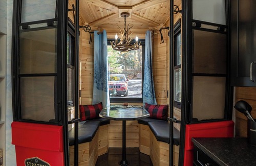 Lake Harmony Estates Cabina | Gondola34 - the Poconos most unique tiny cabin!