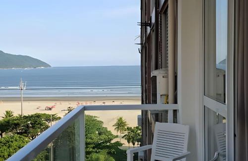 Santos Apartamento | Gonzaga Beach Vibes: Pé na Areia com 2 quartos