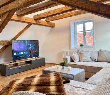 Freudenstadt Apartamento | Good Wood Apartment - Modernes Fachwerk am Marktplatz in Freudenstadt