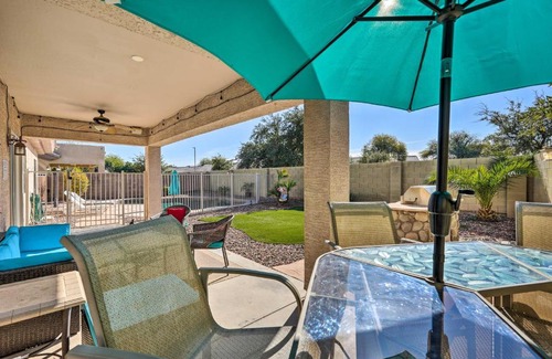 Palm Valley Casa | Goodyear Desert Oasis with Patio and Game Room!