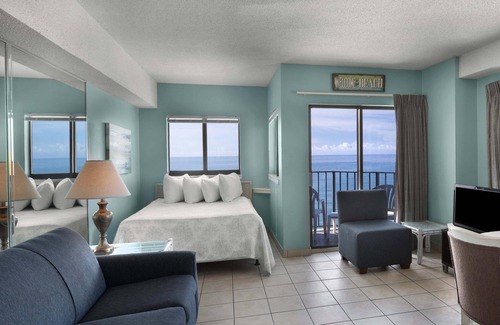 Myrtle Beach Complejo | Gorgeous Direct Oceanfront Sun Suite + Privilegios oficiales de alquiler en el lugar