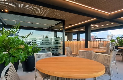 Jardim Oceania Apartamento | Estudio Gourmet con Piscina Frente al Mar
