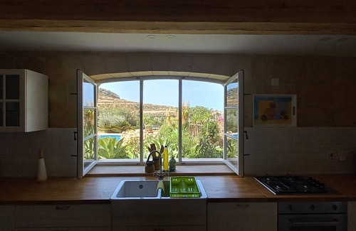 San Lawrenz Otro | Gozo granja con piscina, gran jardín y vistas al mar