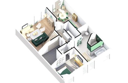 Wilhelmsfehn Apartamento | Grünblick Oase No1 Ferienwohnung Wiesmoor