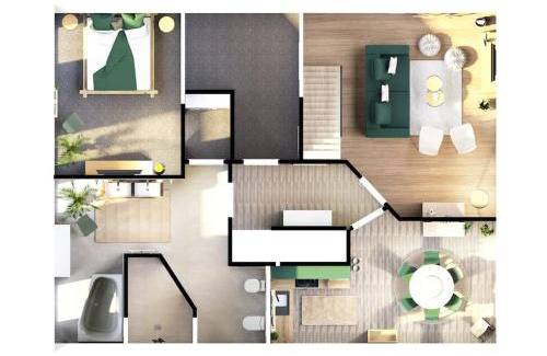 Wilhelmsfehn Apartamento | Grünblick Oase No1 Ferienwohnung Wiesmoor