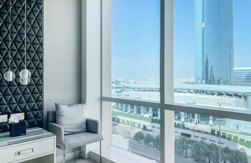 Al Olaya District Apartamento | GR Elite- Damac Studio with Kingdom Tower View