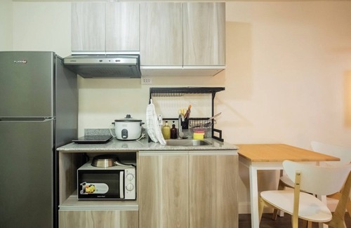 Cebu Condominio | GR NT-A 1607 · Scandi Studio Near IT Park & Ayala-King Sized Bed