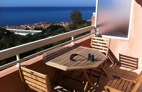 Ajaccio Apartamento | F2 carretera Sanguinaires gran terraza con vistas al mar 180 ° sin vecinos