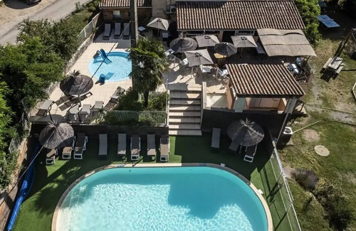 Saint-Vincent-de-Durfort Casa | Camping Heart of Ardeche *** - Gran Logia 3 Habitaciones 5 Personas