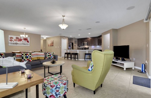 Crystal Cove Casa | Grand home with private screened pool, grill, streaming, W/D, & AC