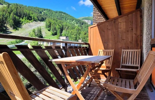 Pra Loup Apartamento | Grand Standing, 2-Zimmer-Wohnung komplett renoviert, Südbalkon auf Pisten, Betten bei Ankunft gemacht, in Pra Loup