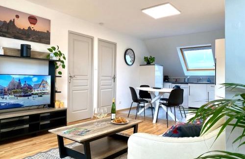 Guemar Apartamento | Grand T3, 2 chambres, jardin au calme - Gîte du Photographe