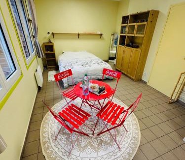 Seclin Casa | Grande chambre spacieuse privée