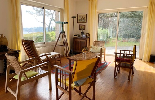 Perros-Guirec Casa | Grande Maison Familiale Avec une vue mer Exceptionnelle sur la mer