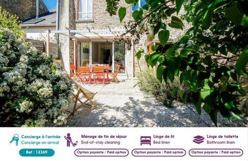 La Richardais Casa | Grande maison pour 6 avec jardin et terrasse