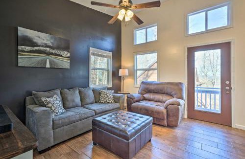 Oak Grove Casa | Gray Home with View of Boone Lake and Fire Pit!