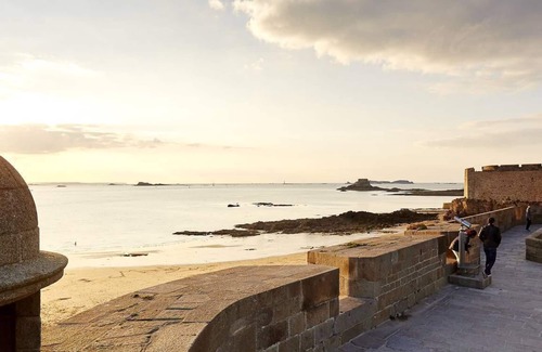 Saint-Malo Apartamento | Grd Studio Terrasse Tour Solidor, playa, wifi, bicicletas, cerca de la muralla